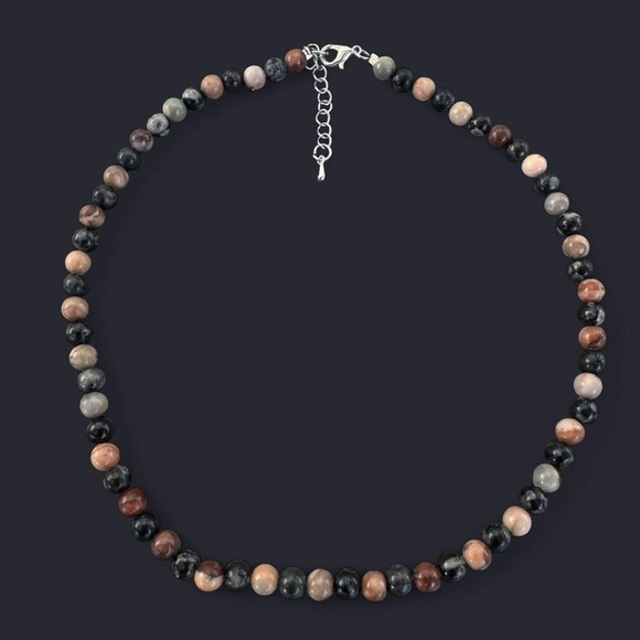 Mixed Stone Bead Necklace - Picture 1 of 5